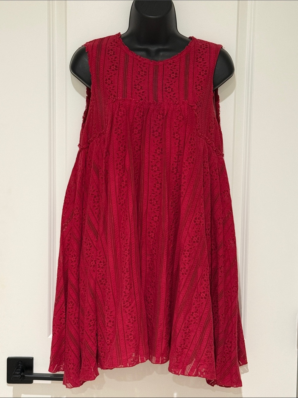 Free People Lace Sleeveless Swing Trapeze Dress